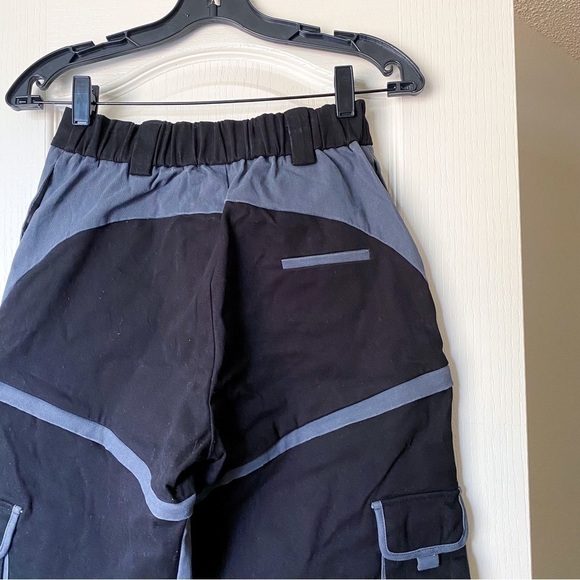 I.AM.GIA Pant Frances Cargo Pockets Removable Shorts Zipper Baggy Black S GUC - Picture 9 of 13